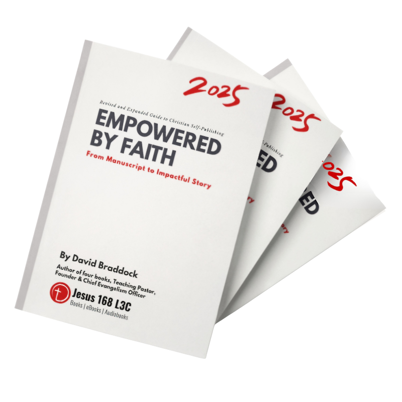 Stack of Books including Empowered by Faith