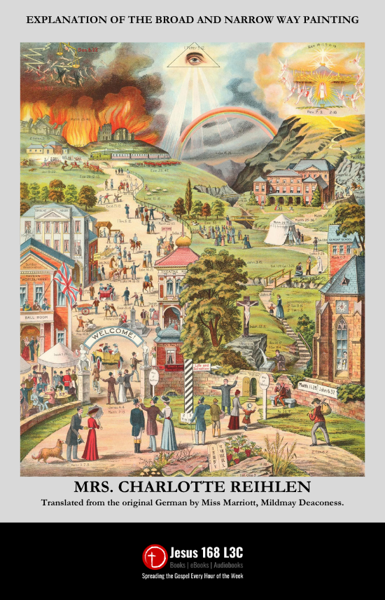 Explanation of the Broad and Narrow Way Picture: LARGE PRINT EDITION Cover